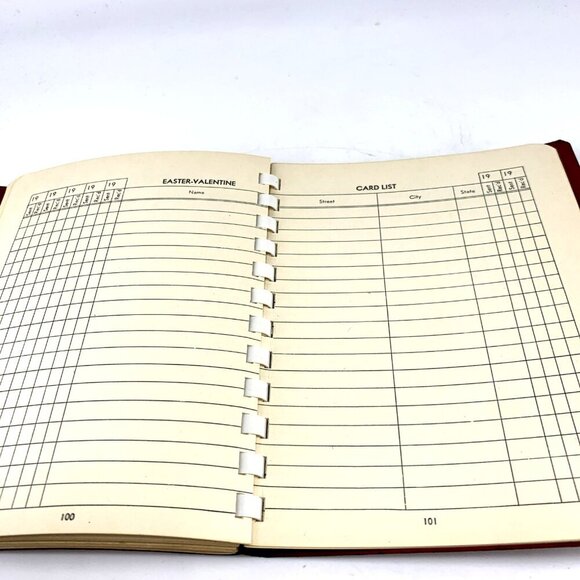 Vintage All Occasion Address Phone Book 1947 Phillips Unused 6.5 x 5" NOS - Picture 6 of 13